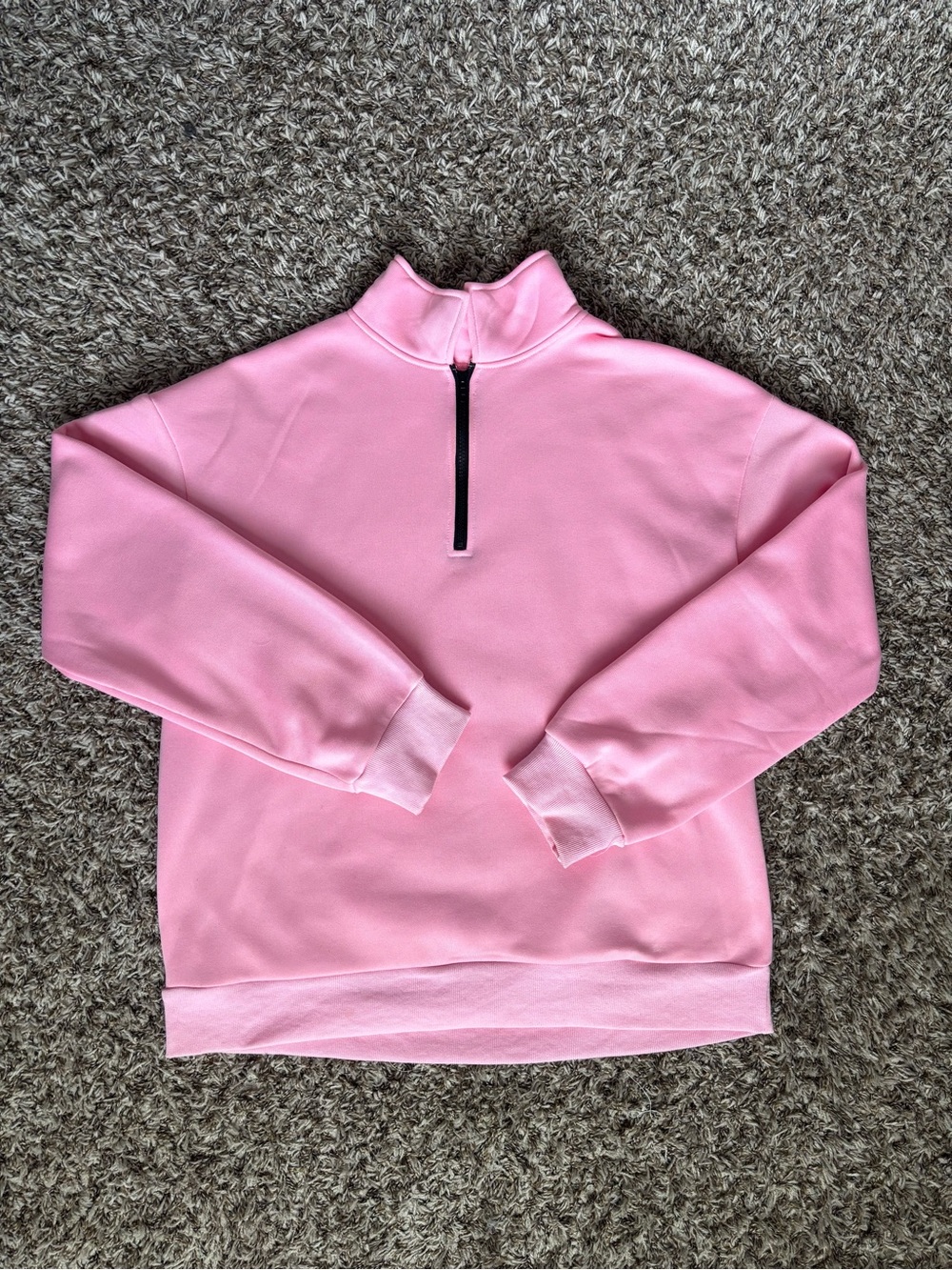 Pink Half-Zip Pullover